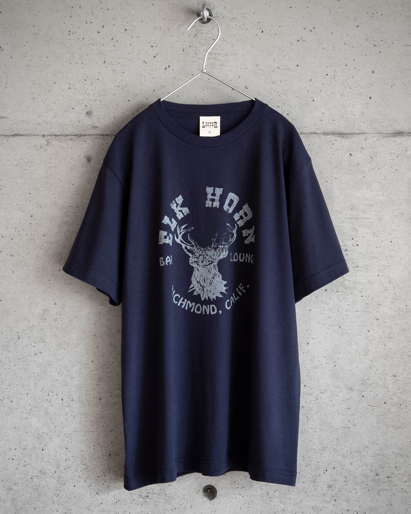 ELK HORN ヴィンテージ風Tシャツ 古着風Tシャツ - LOITER（ロイター