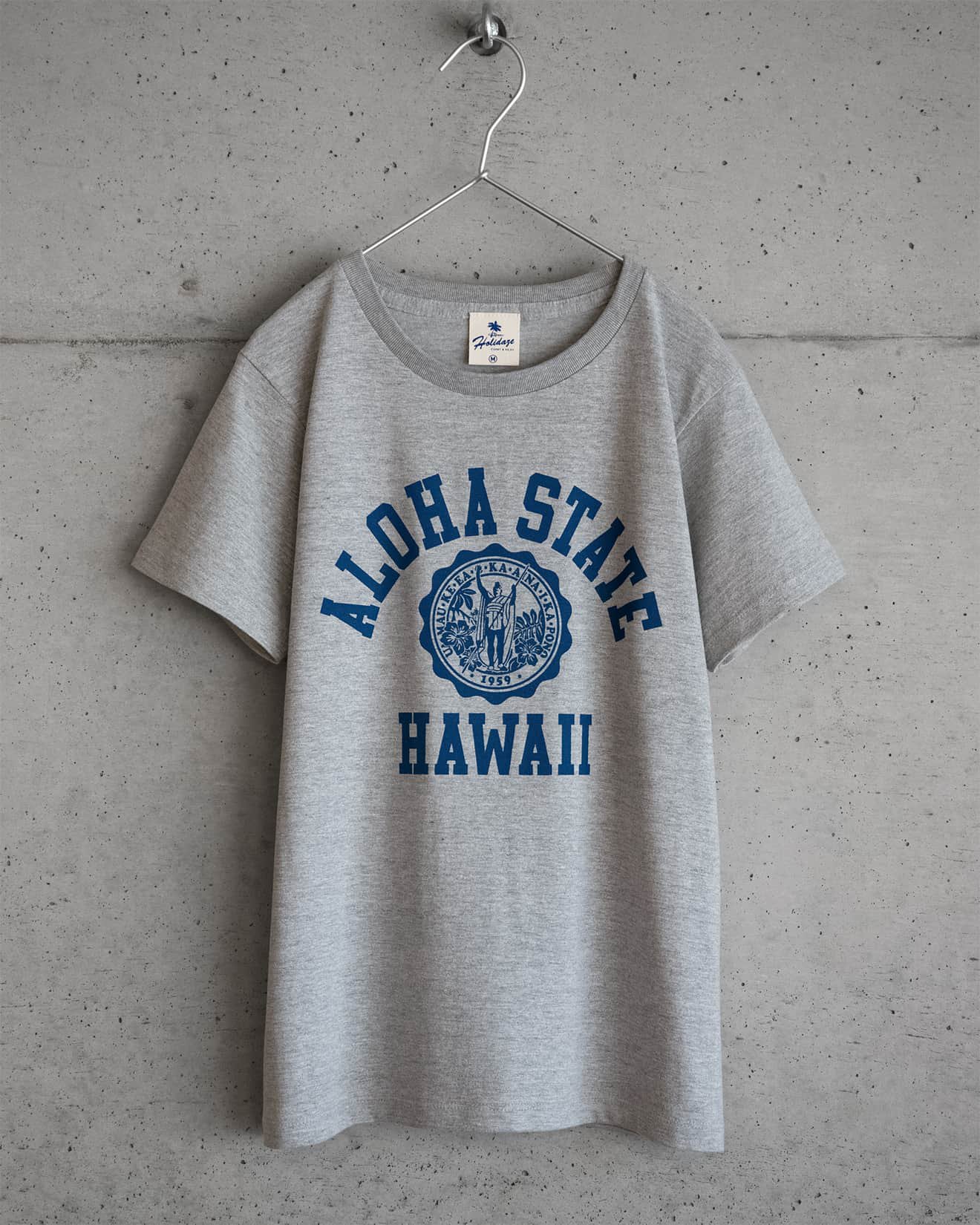 ALOHA STATE レディースTシャツ（グレー）