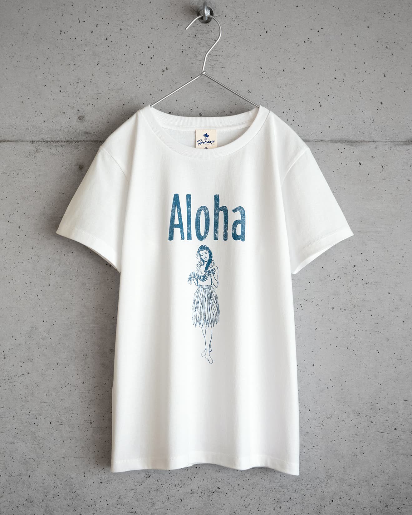 ALOHA VINTAGE レディースTシャツ（オフ白）