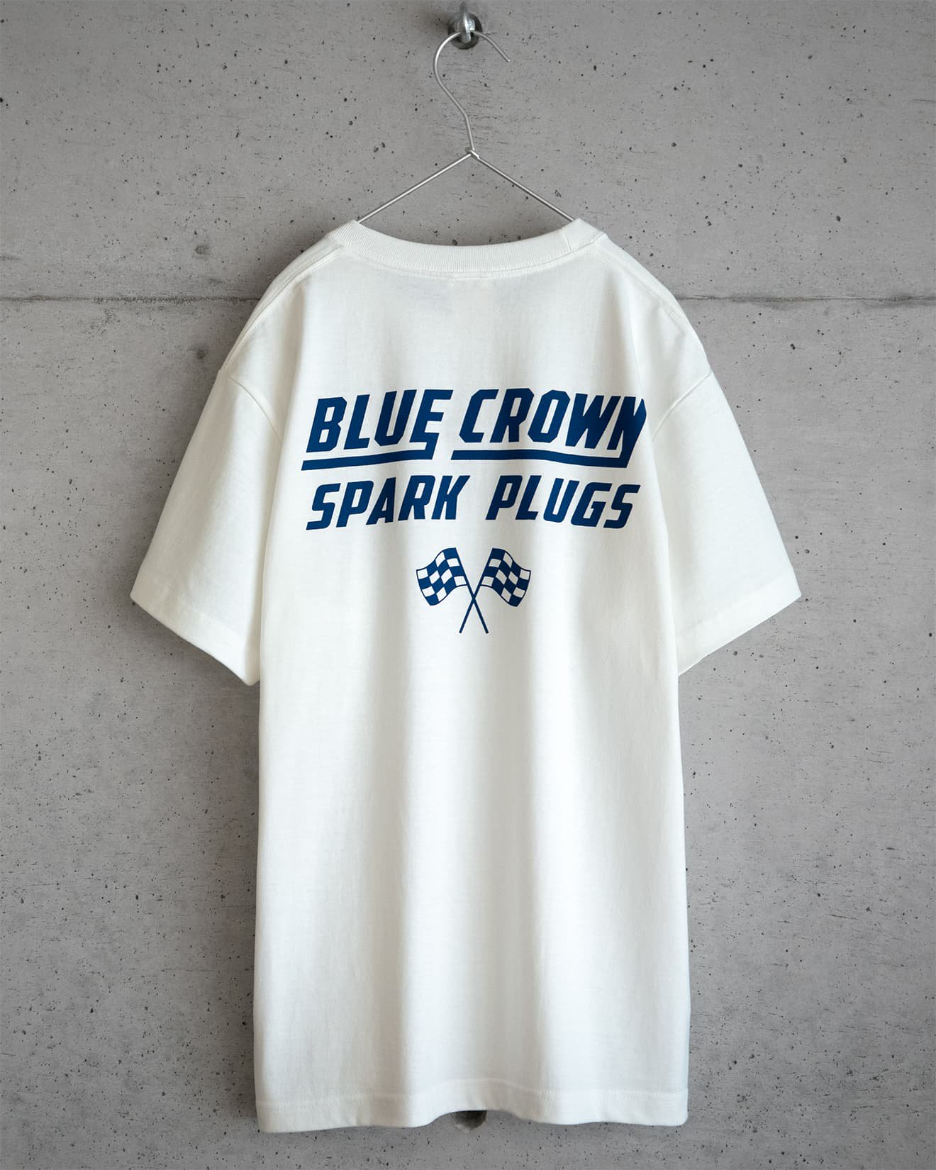 BLUE CROWN Tシャツ（オフ白）