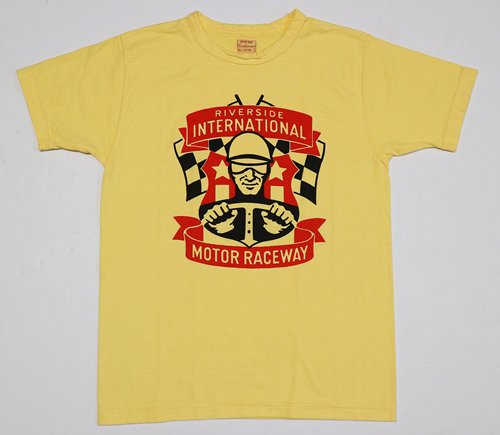 クッシュマン リサイクルコットンtシャツ International River Side Motor Way Travis