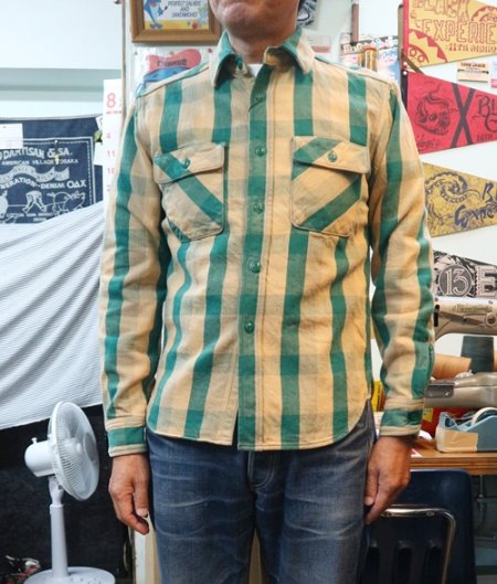 ジェラード へヴィーネルシャツ Unionworkers Shirts ショート丈