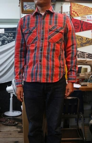 ジェラード へヴィーネルシャツ Unionworkers Shirts ショート丈 ...