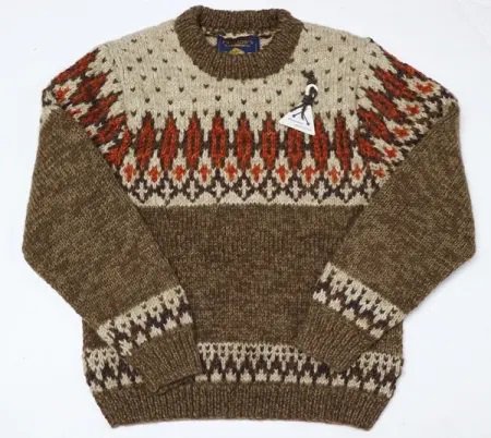 直営店舗・ショップ ネパール製 肉厚手編みニットセーター - トップス