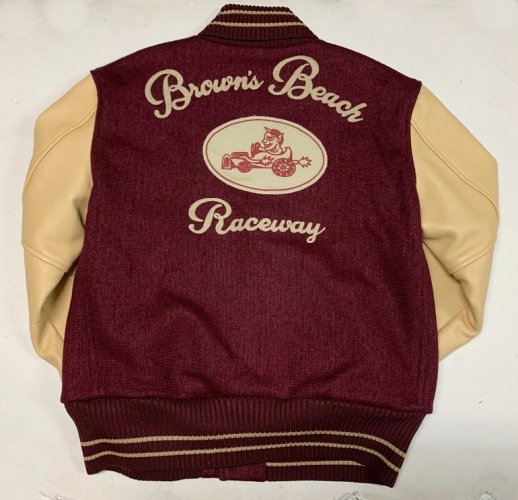 フルカウント Brown’ s Beach Varsity Jacket　30周年アニバーサリー アワードジャケット・スタジャン - TRAVIS