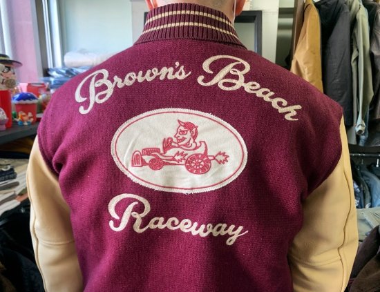 フルカウント Brown’ s Beach Varsity Jacket　30周年アニバーサリー アワードジャケット・スタジャン - TRAVIS