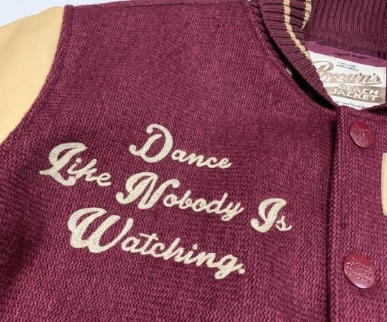 フルカウント Brown' s Beach Varsity Jacket 30周年 フルカウント Brown' s Beach Varsity Jacket 30周年