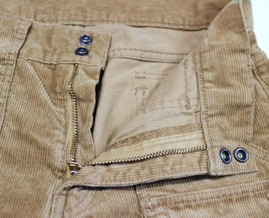 FULLCOUNT 1246 Cords Bush Pants - TRAVIS