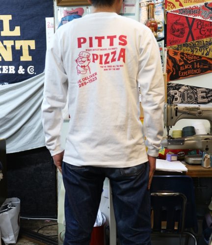 フェローズ PHERROW'S PITTS PIZZAプリントロンT - TRAVIS