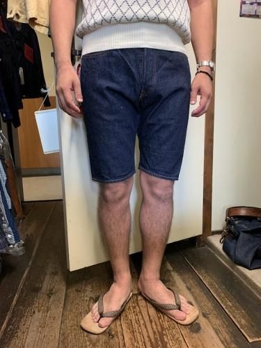 FULLCOUNT 5 Pocket Denim Shorts - TRAVIS