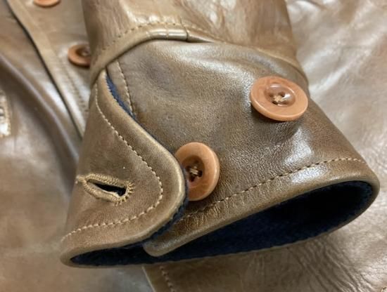 COLIMBO STOCKMAN`S LEATHER COAT - TRAVIS
