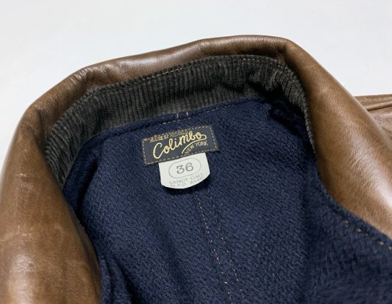 COLIMBO STOCKMAN`S LEATHER COAT - TRAVIS