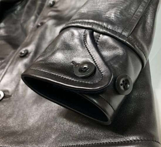 COLIMBO STOCKMAN`S LEATHER COAT - TRAVIS