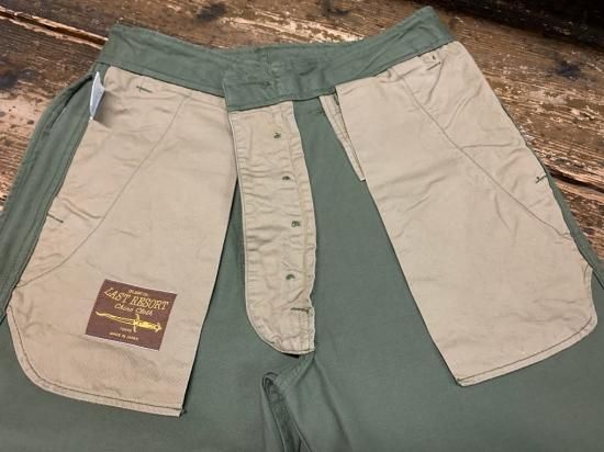 JELADO 41Khaki Lastresort Chino Cloth オリーブ - TRAVIS
