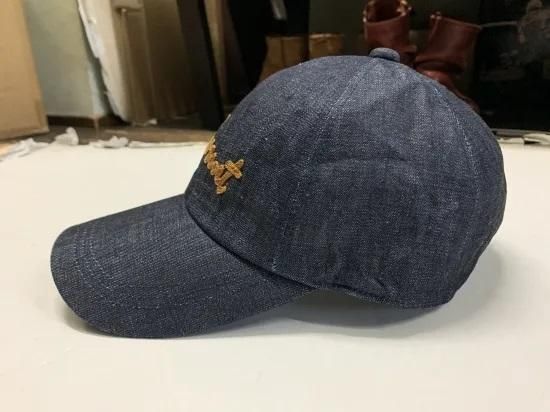 フルカウント Chain Embroidery Denim Cap - TRAVIS