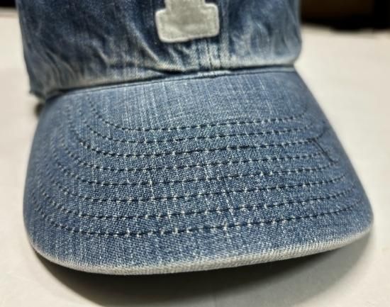 フルカウント 6Panel Denim BaseballCap 'F' Patch ハード