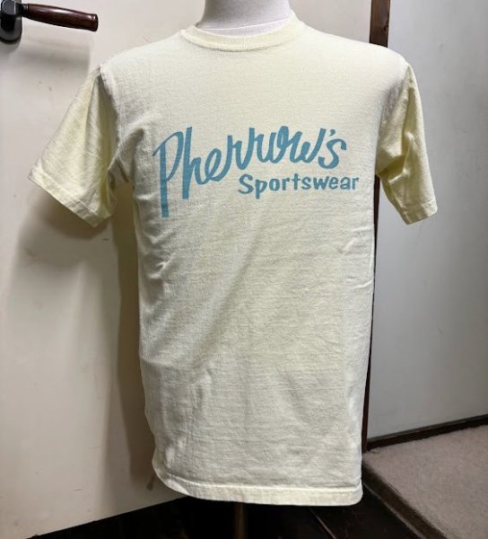 <img class='new_mark_img1' src='https://img.shop-pro.jp/img/new/icons15.gif' style='border:none;display:inline;margin:0px;padding:0px;width:auto;' />フェローズ Pherrow`s Sportswear ロゴ　プリントＴシャツ