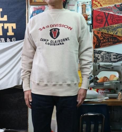 ウエアハウス スウェット Lot 401 34th DIVISION 美品 179758041_o27.jpg