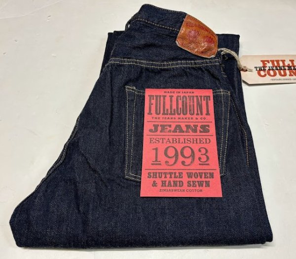 <img class='new_mark_img1' src='https://img.shop-pro.jp/img/new/icons15.gif' style='border:none;display:inline;margin:0px;padding:0px;width:auto;' />FULLCOUNT 0105Wide Denim (Super Smooth)(One Wash)(24SS:Limited Collection) 11.5oz 󥦥å