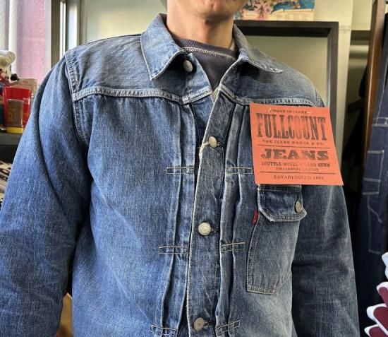 FULLCOUNT 2107 Dartford Type 1 Denim Jacket - TRAVIS FULLCOUNT 2107 Dartford Type 1 Denim Jacket - TRAVIS