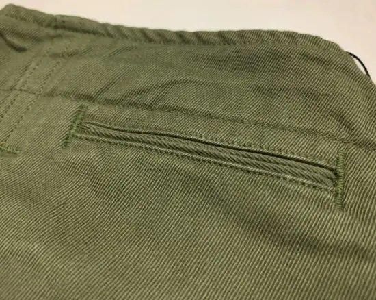 【ohariko】　半衿ジレ「ジーレ」 JELADO 41Khaki Lastresort Chino Cloth オリーブ - TRAVIS