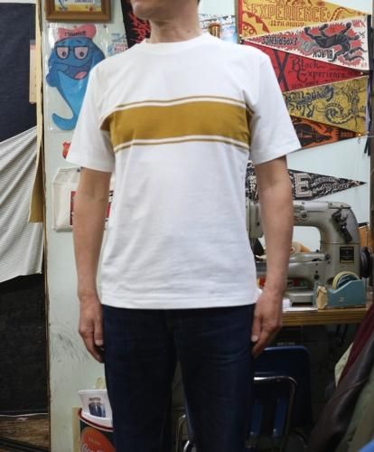 ウエアハウス Lot 4093 パネルボーダーTシャツ - TRAVIS
