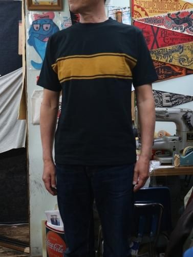 ウエアハウス Lot 4093 パネルボーダーTシャツ - TRAVIS