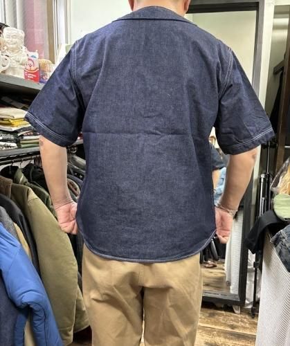 COLIMBO DOOLITTLE BASE BALL SHIRT 10oz Indigo Denim ドゥ COLIMBO DOOLITTLE BASE BALL SHIRT 10oz Indigo Denim ドゥ