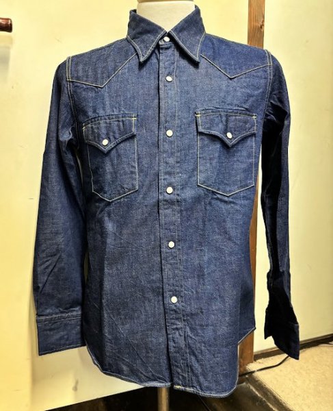 <img class='new_mark_img1' src='https://img.shop-pro.jp/img/new/icons55.gif' style='border:none;display:inline;margin:0px;padding:0px;width:auto;' />ե륫 Denim Western Shirt ǥ˥०󥷥