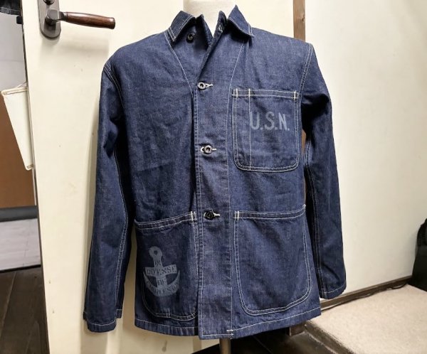 コリンボ NAVAL WORK N-3 TYPE 10oz Denim Cusyom NAD Charleston ネイバル ワークジャケット  N-3タイプ 10オンスデニムカスタム - TRAVIS