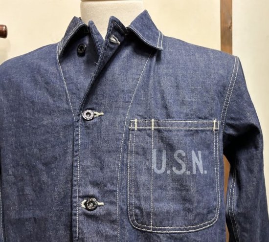 コリンボ NAVAL WORK N-3 TYPE 10oz Denim Cusyom NAD Charleston ネイバル ワークジャケット  N-3タイプ 10オンスデニムカスタム - TRAVIS