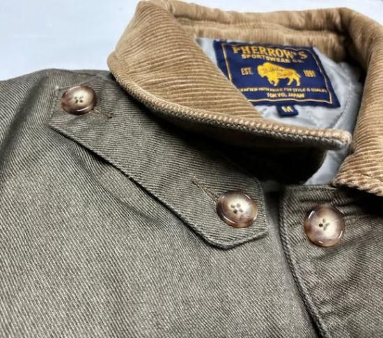 【未使用】フェローズ ハンティングジャケット オリーブ L フェローズ ハンティングジャケット - TRAVIS