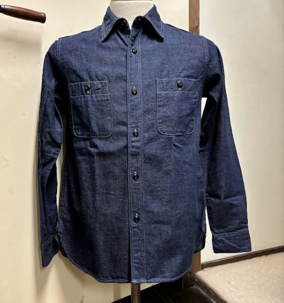 <img class='new_mark_img1' src='https://img.shop-pro.jp/img/new/icons15.gif' style='border:none;display:inline;margin:0px;padding:0px;width:auto;' />ե륫ȡDenim Work Shirt