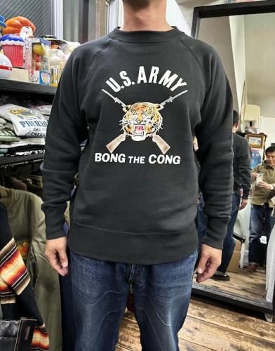 ウエアハウス Lot 409 BONG THE GONG ラグランスリーブプリント