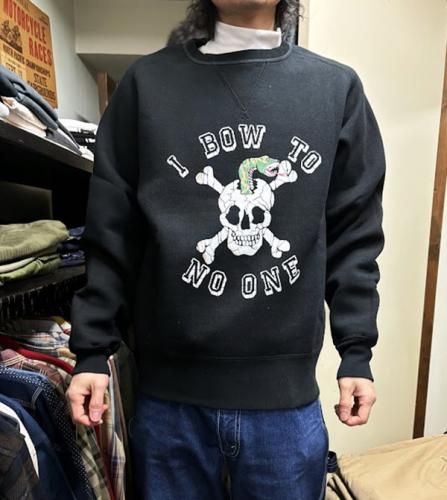 jeladoトレーナー JELADO Skull Snake Sweat Shirt スカルスネークフロッキー