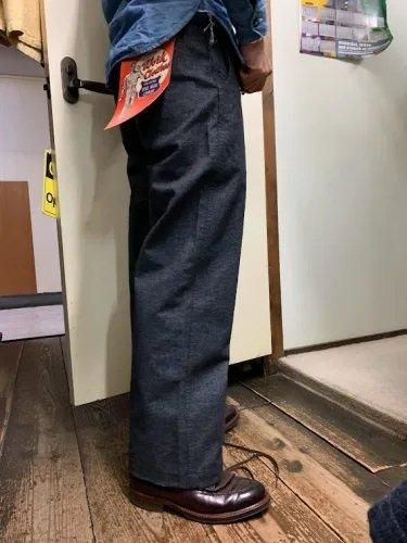 atlast&co ブラックシャンブレートラウザー bcu1590_1.jpg