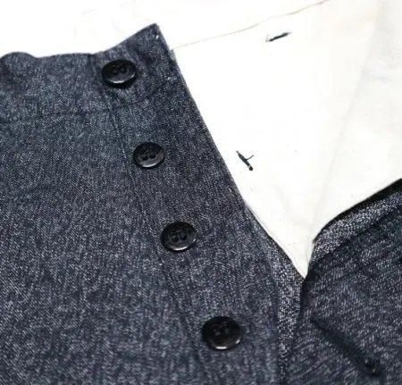 atlast&co ブラックシャンブレートラウザー　32 atlast&co ブラックシャンブレーパンツ 32 - メルカリ