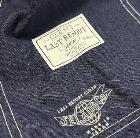 JELADO Steelbeam Coat 10.5oz インディゴウォバッシュ