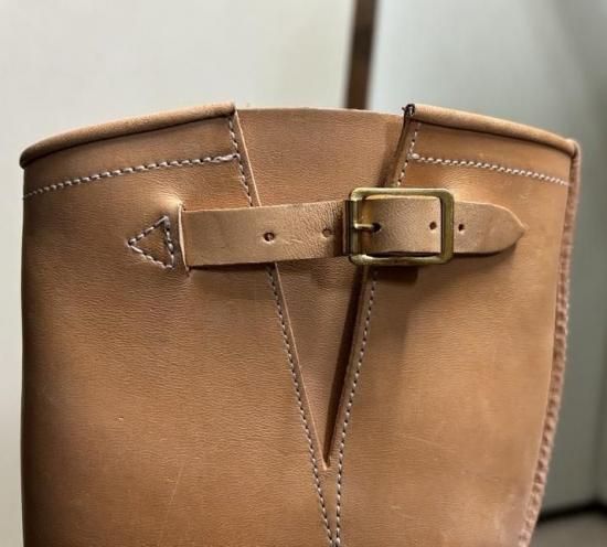 Dapper's 40's Style Engineer Boots 40`sスタイル ホースバットレザー