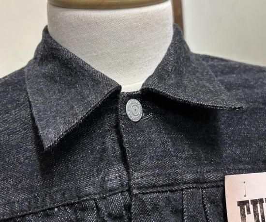 新品未使用　すややかD.C.Version1 フルカウント 2107BKSS Type 1 Black Denim Jacket (Super