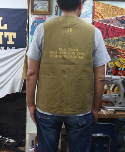 コリンボ BEAR COUNTRY LUMBERJACK VEST CUSTOM Item No.ZA-0111 “ Bear Country Lumberjack Vest“ – Custom