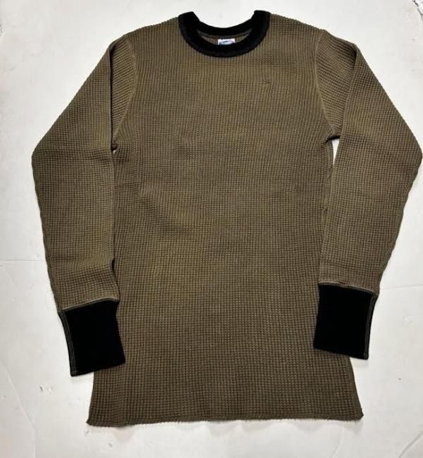 beams フェード カモ 迷彩 サーマル クルーネック ロンt BEAMS T