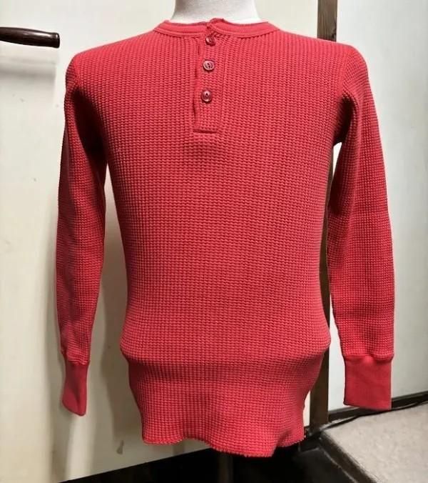 ジェラード　ヘンリーネック　メガサーマル　ワイン JELADO ジェラード Mega Thermal CrewNeck メガサーマル クルー