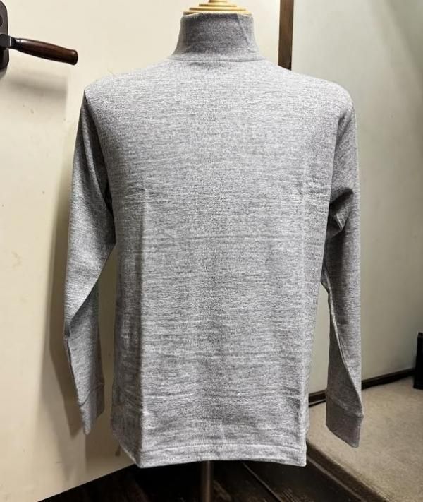 WAREHOUSE 5910 ウエアハウス ハイネック 杢グレー ロンT L ウエアハウス Lot 5910 長袖ハイネックT - TRAVIS