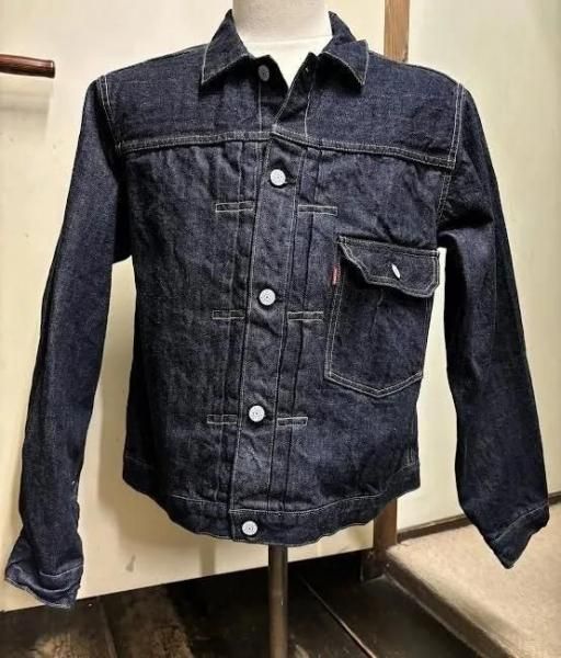 <img class='new_mark_img1' src='https://img.shop-pro.jp/img/new/icons15.gif' style='border:none;display:inline;margin:0px;padding:0px;width:auto;' />JELADO Age of Longing Black Tag 407EXX 1stType Denim Jacket T-back L.XL.XXL