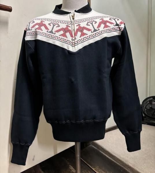<img class='new_mark_img1' src='https://img.shop-pro.jp/img/new/icons15.gif' style='border:none;display:inline;margin:0px;padding:0px;width:auto;' />åޥ  THUNDER BIRD PRINTT HALF ZIP SWEAT ϡեå Сɥץȥå