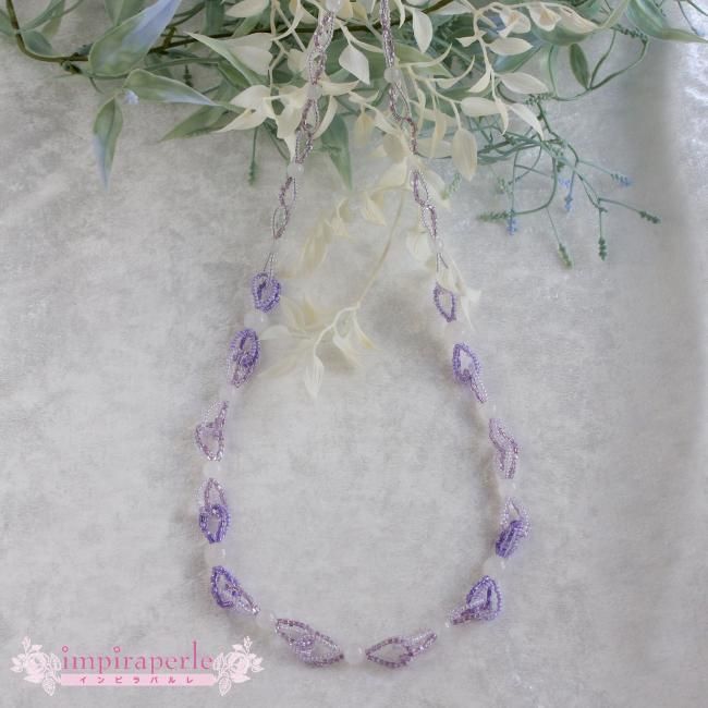 9月10日前後紫音✨密教編み紐ネックレス✨ 富と繁栄 K10イエローゴールドライトアメシストネックレス(RPN228-001)|TSUTSUMI