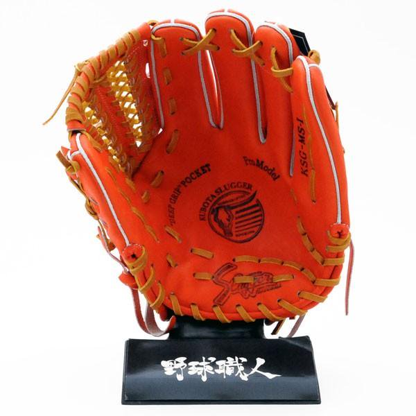 久保田スラッガー 硬式 グローブ 野球 内野手 投手 KSG-MS-1 右投げ LH Fオレンジ×タン 【送料無料】 - 野球・アウトドア専門店  カワイスポーツ