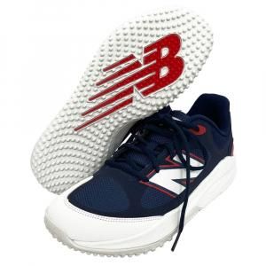 ニューバランス シューズ 野球 トレーニングシューズ メンズ  Fresh Foam 3000v7 Turf-Trainer 2E T3000RB7 ネイビー×レッド 3707ksn
