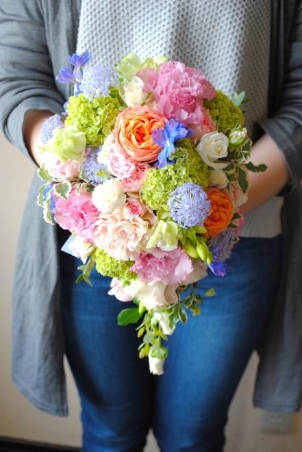 カラフルティアドロップブーケ 名古屋の花屋ゴールデンチャイルドガーデン カラフルティアドロップブーケ 名古屋の花屋ゴールデンチャイルドガーデン